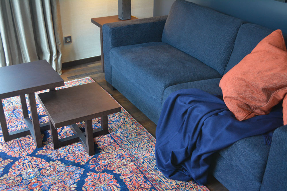 Appartment Sofa blau
